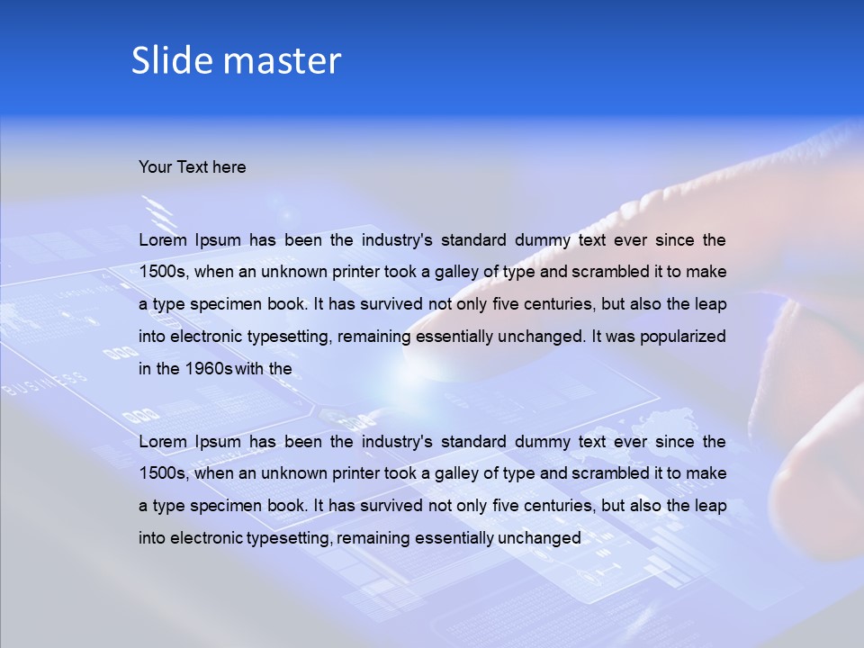 Touch Click Mobile PowerPoint Template