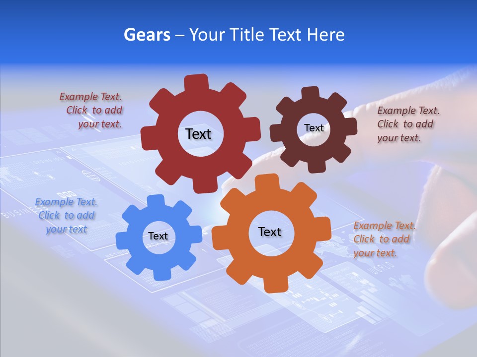 Touch Click Mobile PowerPoint Template