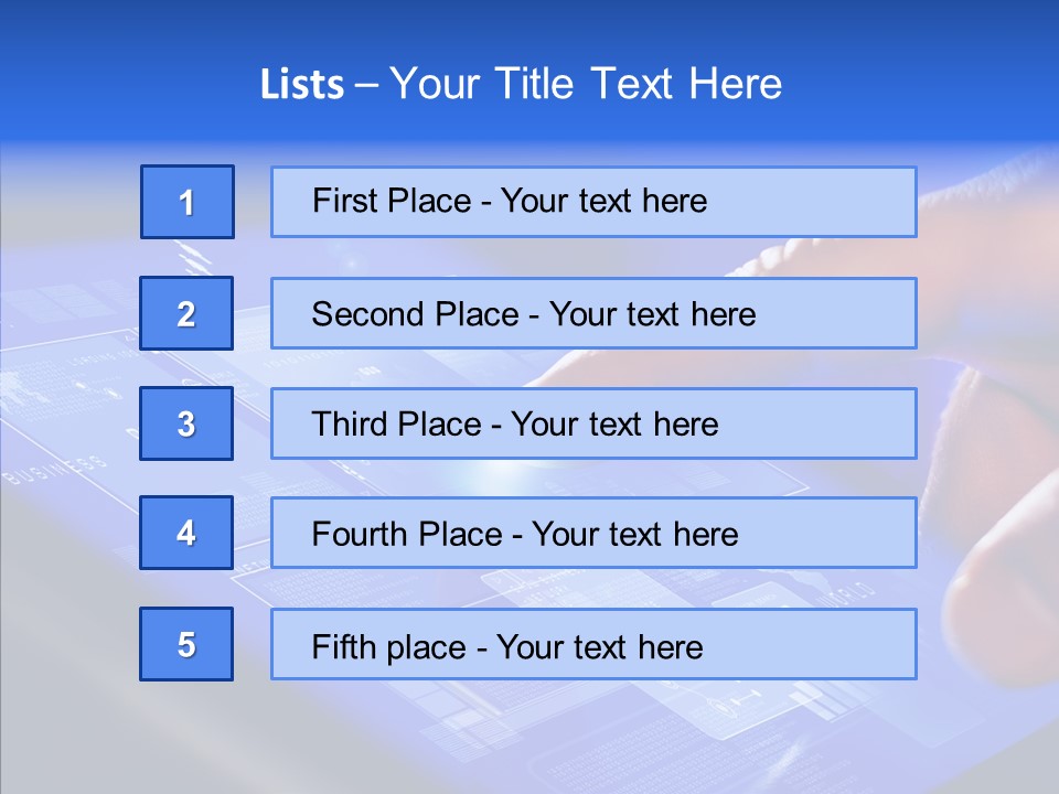 Touch Click Mobile PowerPoint Template