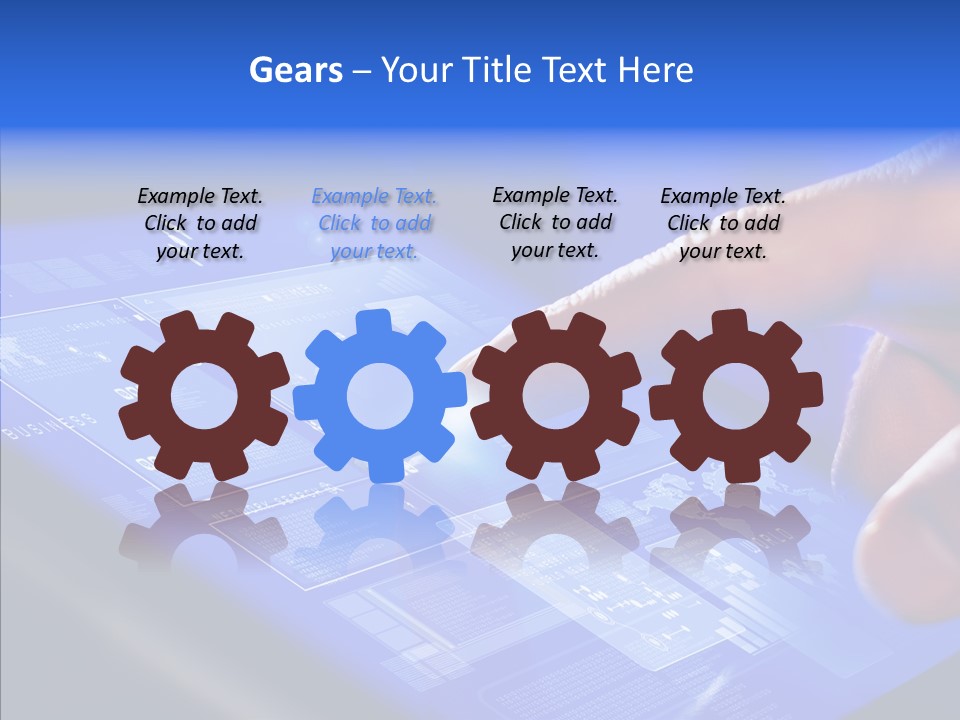 Touch Click Mobile PowerPoint Template