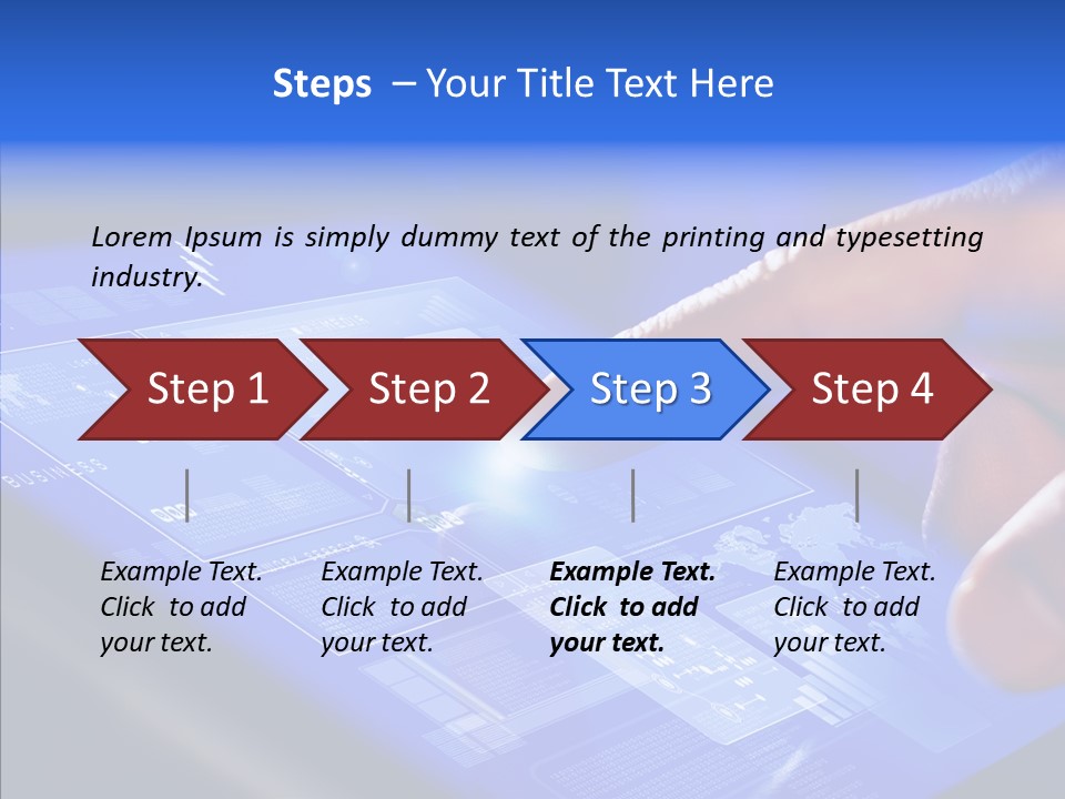 Touch Click Mobile PowerPoint Template
