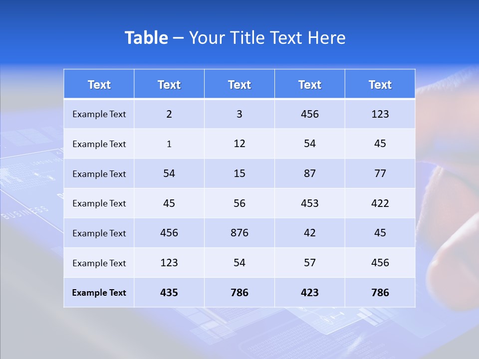 Touch Click Mobile PowerPoint Template