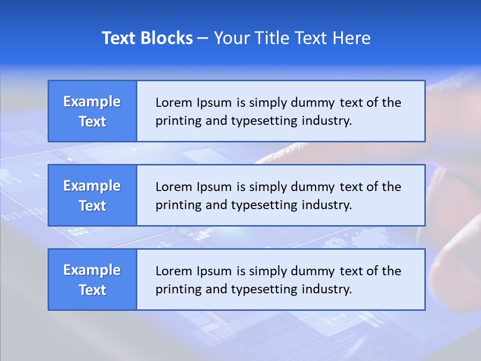 Touch Click Mobile PowerPoint Template