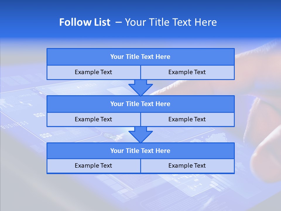 Touch Click Mobile PowerPoint Template
