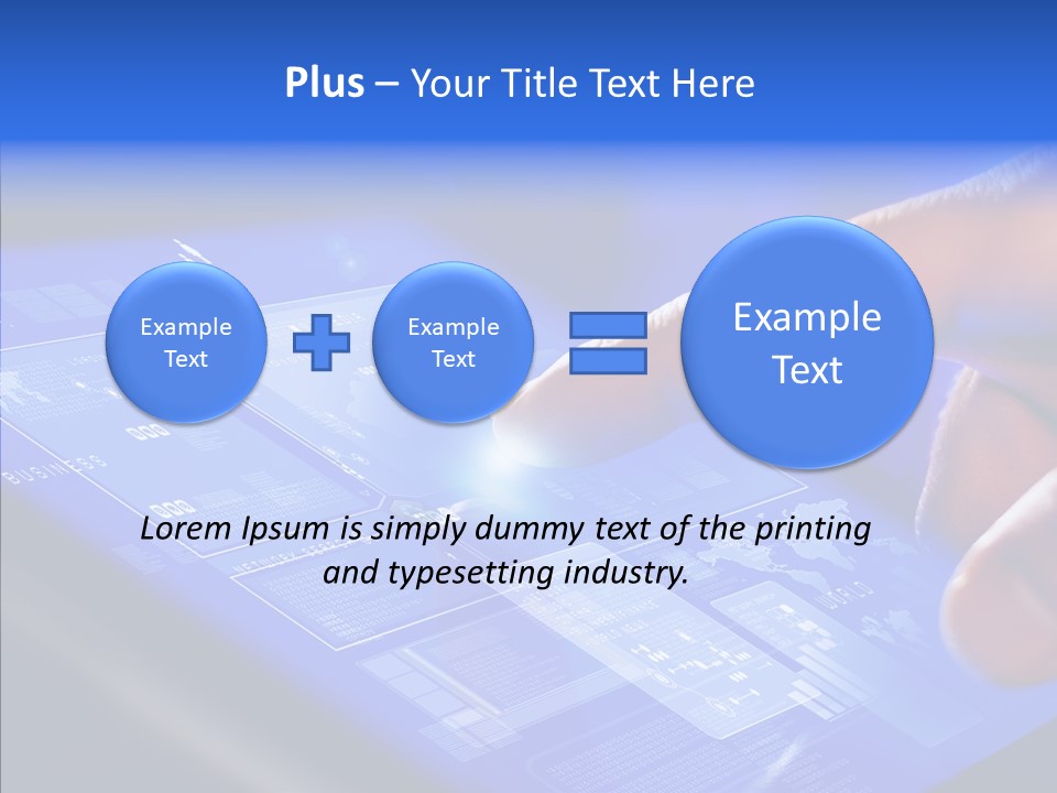 Touch Click Mobile PowerPoint Template
