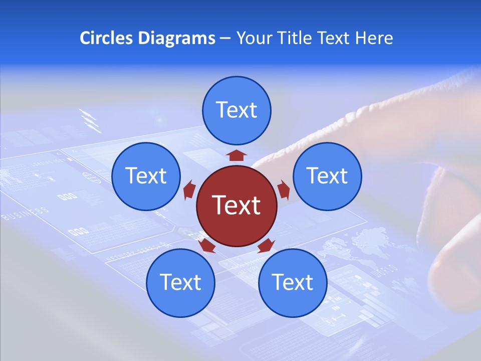 Touch Click Mobile PowerPoint Template
