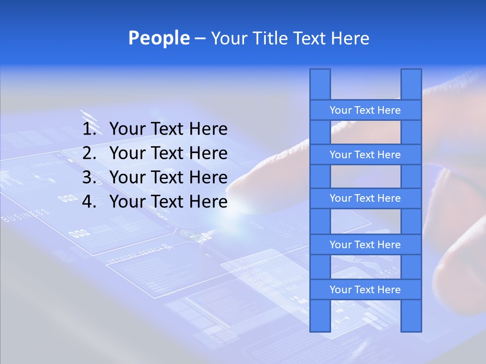 Touch Click Mobile PowerPoint Template