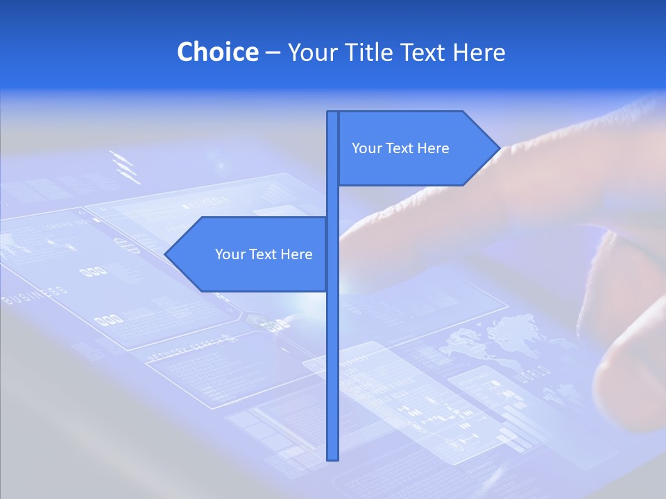 Touch Click Mobile PowerPoint Template