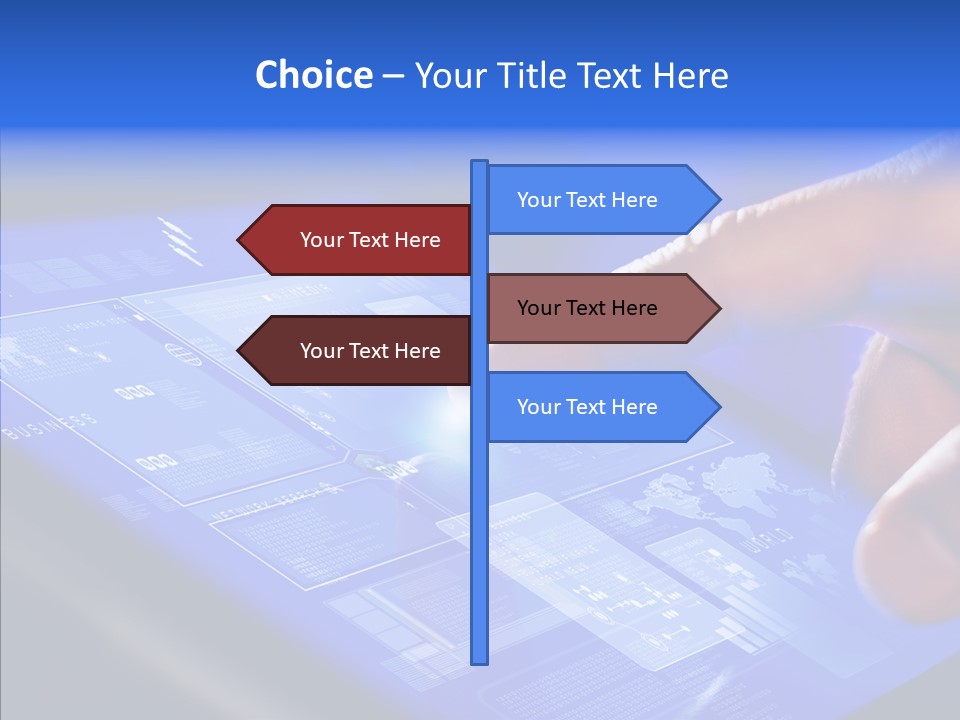 Touch Click Mobile PowerPoint Template