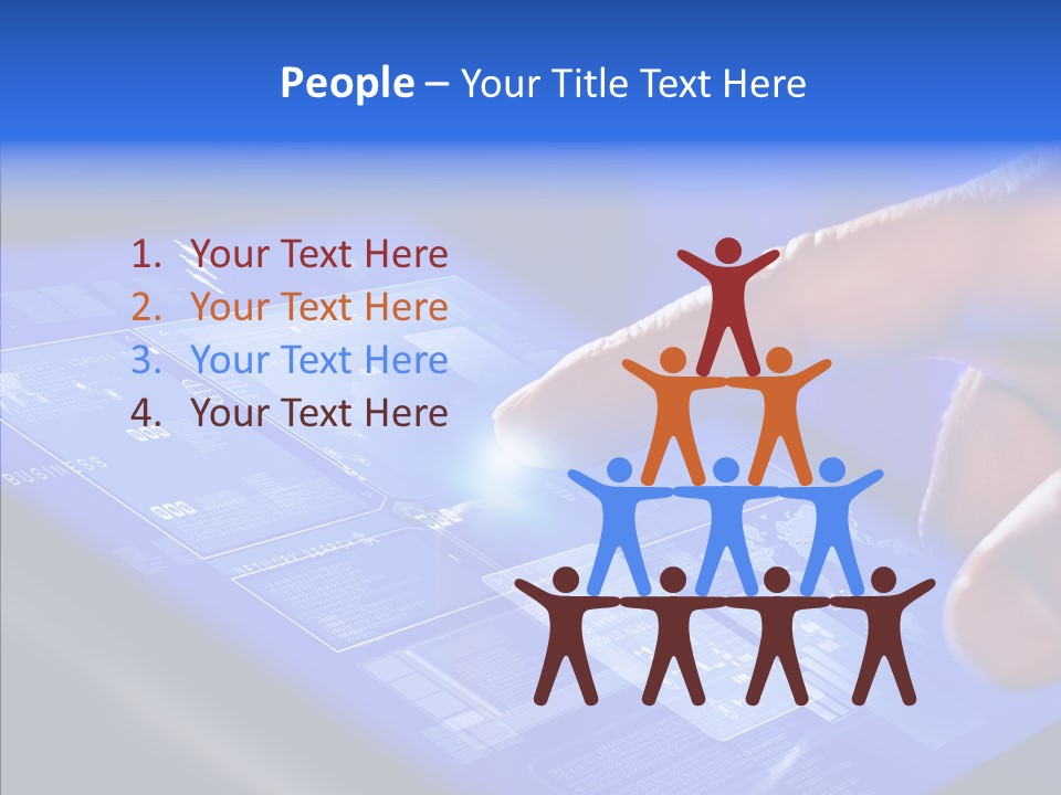 Touch Click Mobile PowerPoint Template