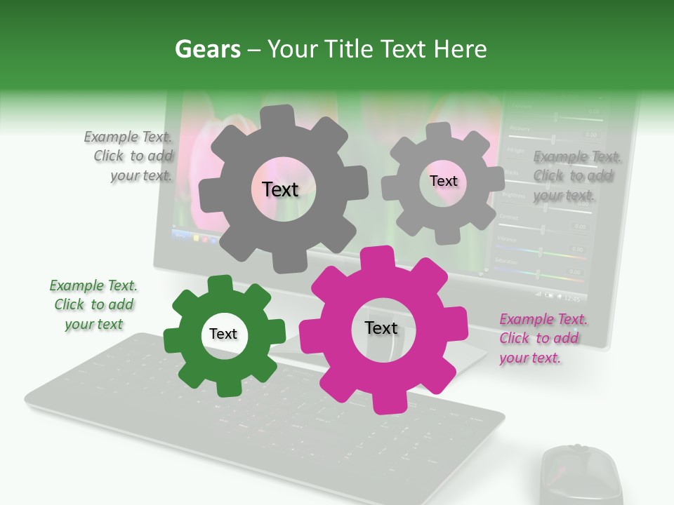 Office Application Plasma PowerPoint Template