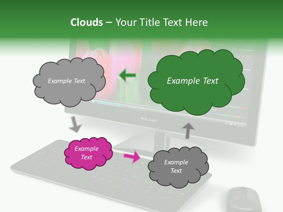 Office Application Plasma PowerPoint Template