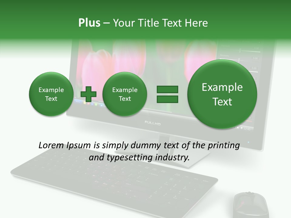 Office Application Plasma PowerPoint Template