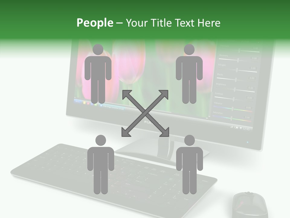 Office Application Plasma PowerPoint Template