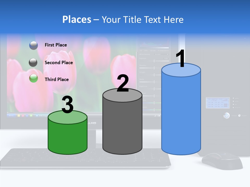 Lcd Widescreen Business PowerPoint Template
