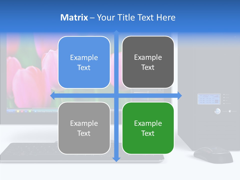 Lcd Widescreen Business PowerPoint Template