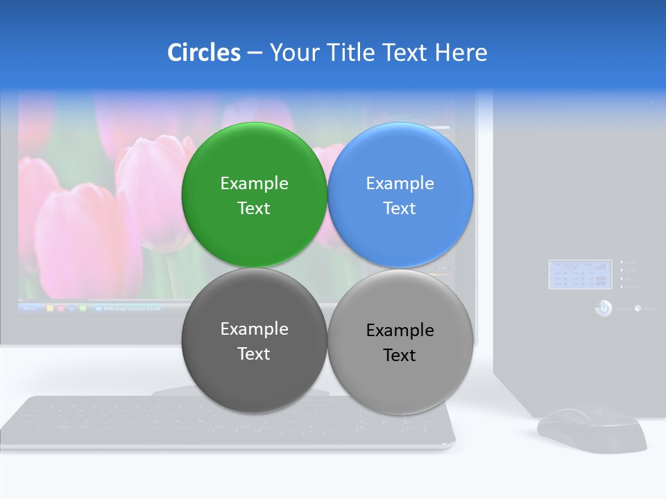 Lcd Widescreen Business PowerPoint Template