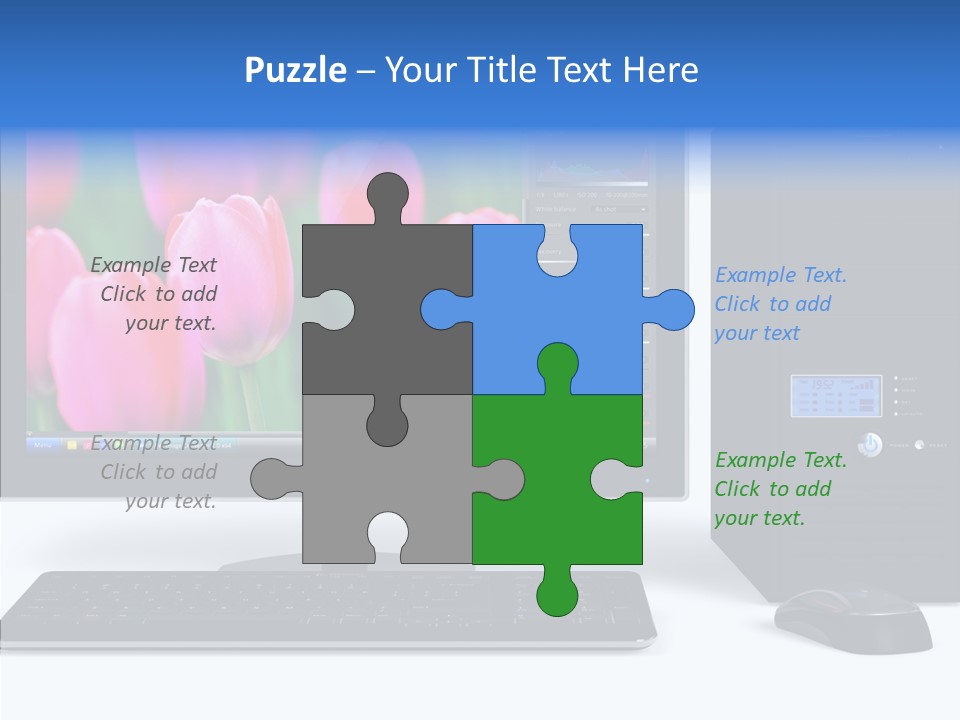 Lcd Widescreen Business PowerPoint Template