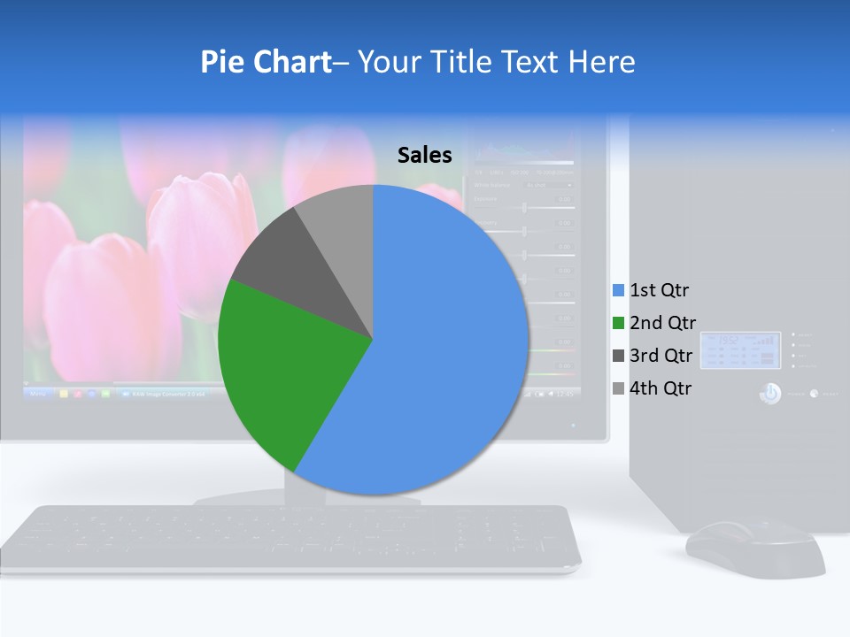 Lcd Widescreen Business PowerPoint Template