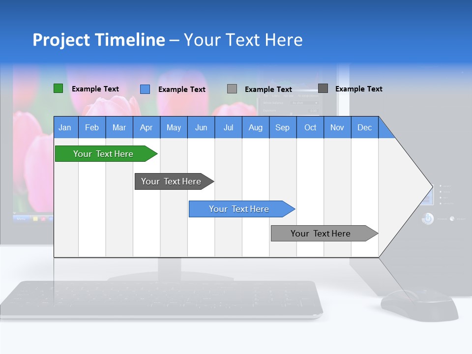 Lcd Widescreen Business PowerPoint Template