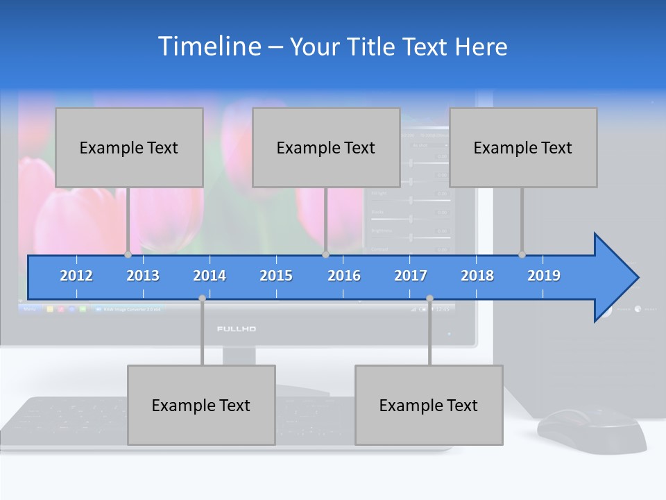 Lcd Widescreen Business PowerPoint Template