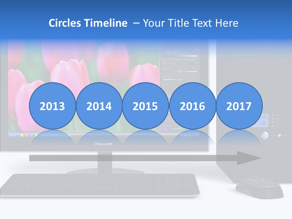 Lcd Widescreen Business PowerPoint Template