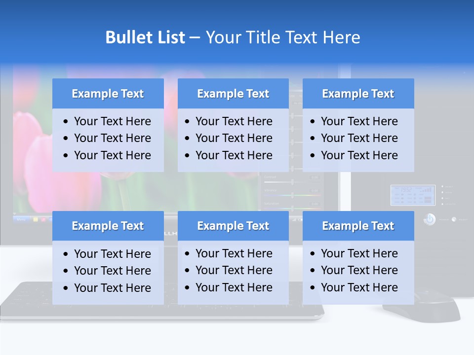 Lcd Widescreen Business PowerPoint Template