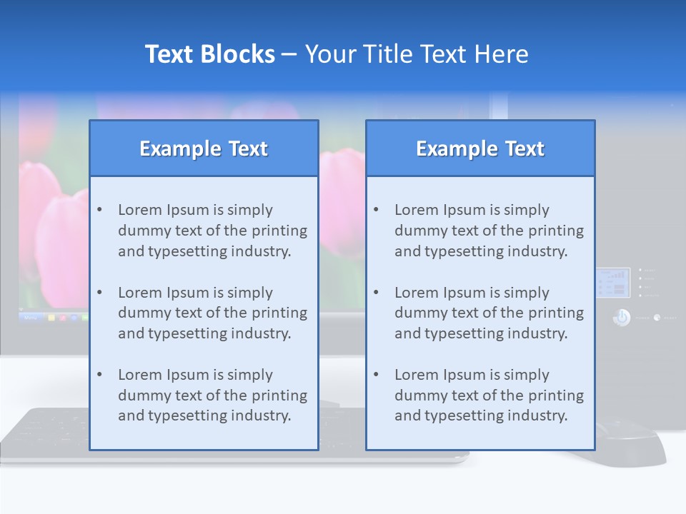 Lcd Widescreen Business PowerPoint Template