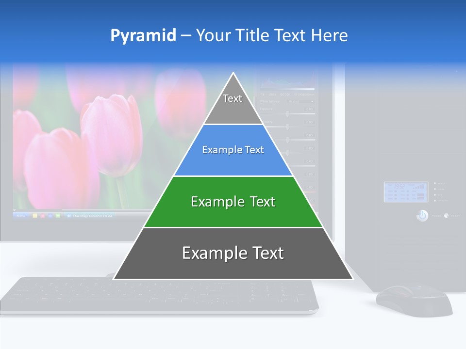 Lcd Widescreen Business PowerPoint Template