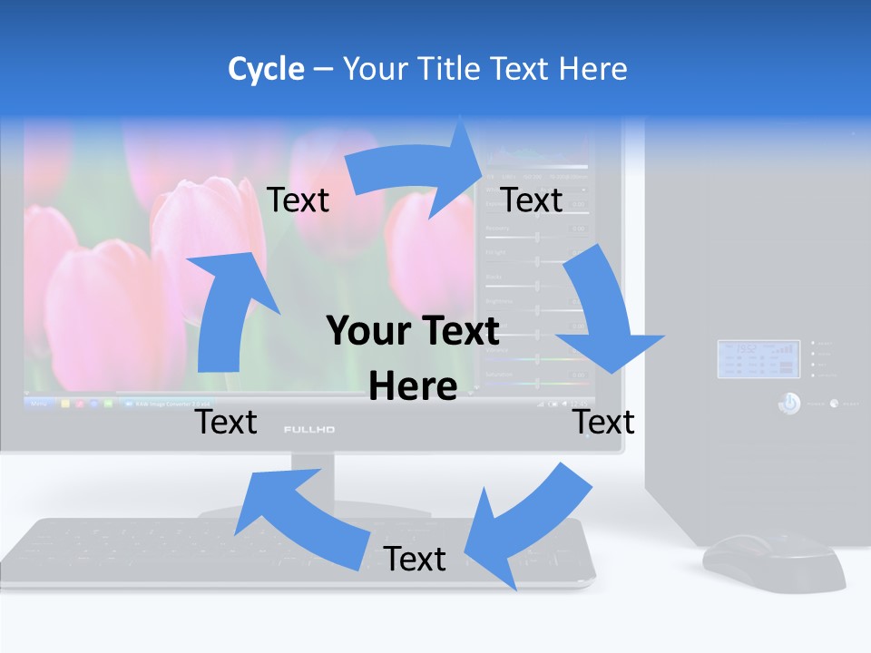 Lcd Widescreen Business PowerPoint Template