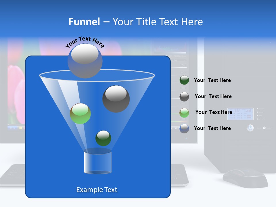 Lcd Widescreen Business PowerPoint Template