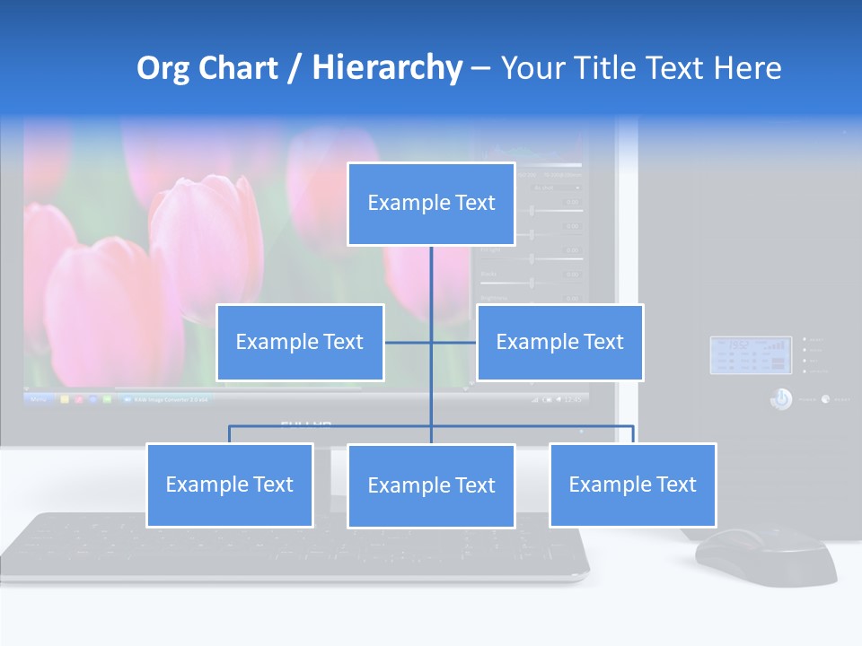 Lcd Widescreen Business PowerPoint Template