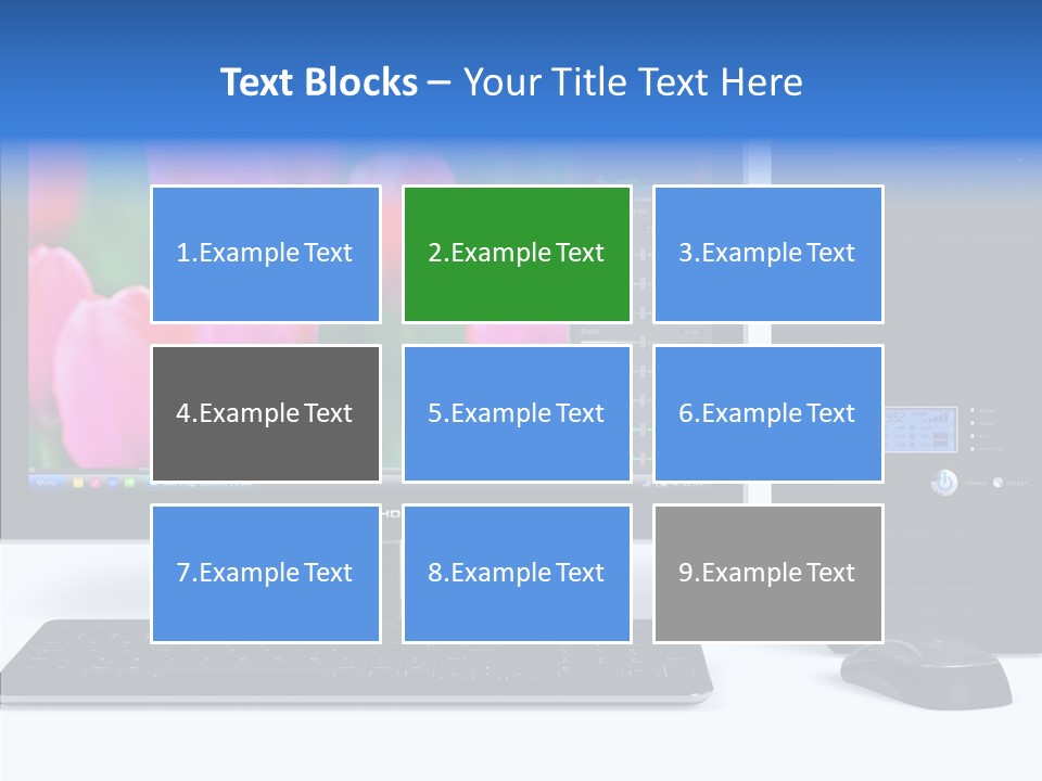 Lcd Widescreen Business PowerPoint Template