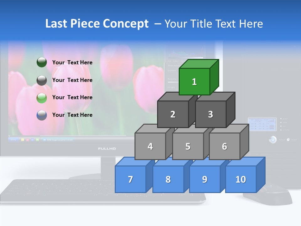 Lcd Widescreen Business PowerPoint Template