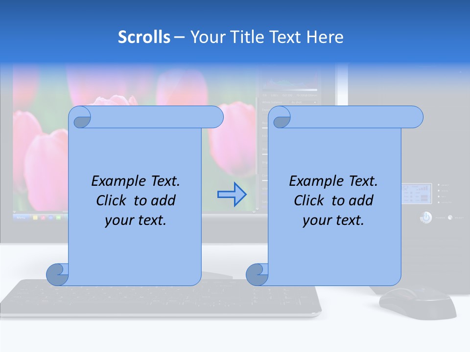 Lcd Widescreen Business PowerPoint Template