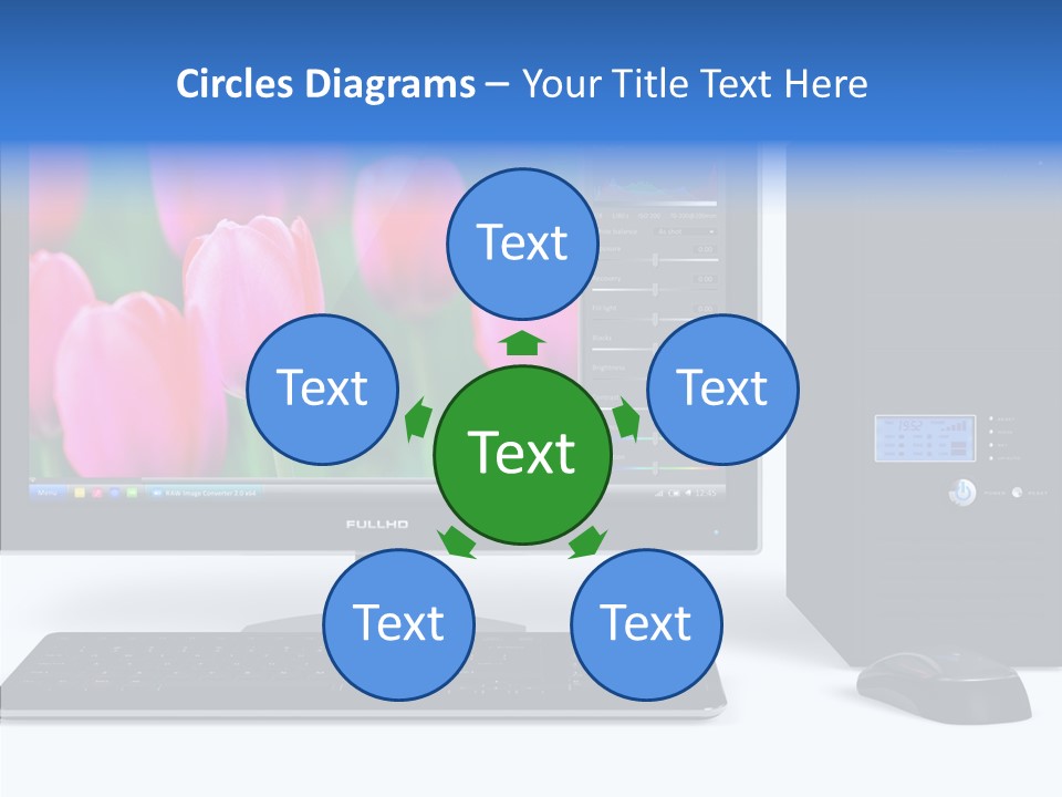 Lcd Widescreen Business PowerPoint Template