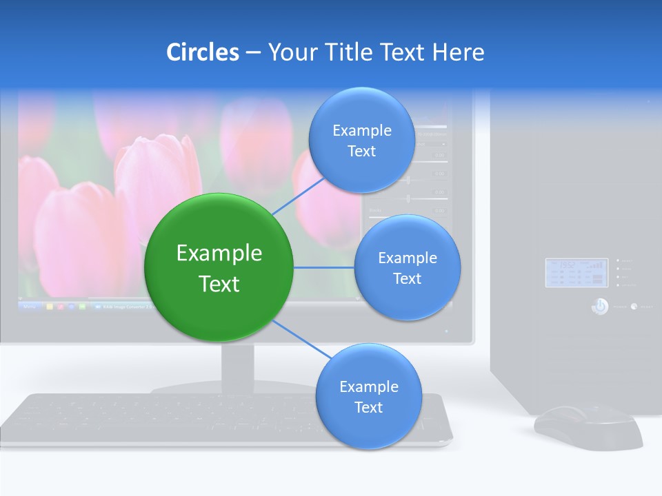 Lcd Widescreen Business PowerPoint Template