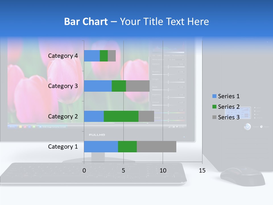 Lcd Widescreen Business PowerPoint Template
