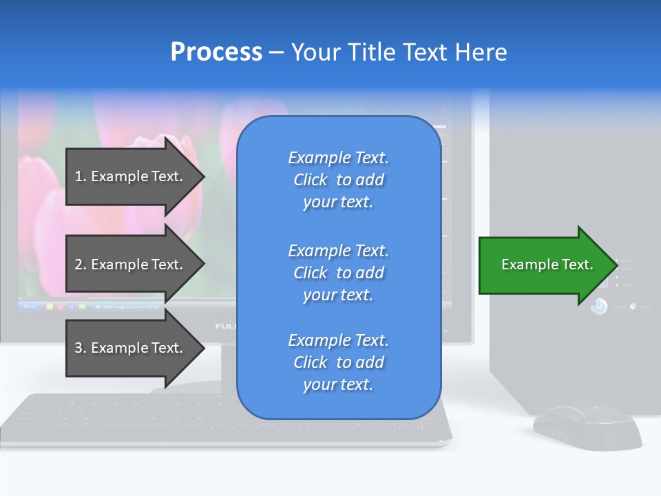 Lcd Widescreen Business PowerPoint Template