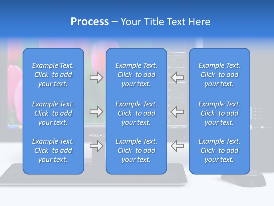 Lcd Widescreen Business PowerPoint Template