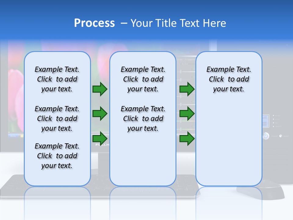 Lcd Widescreen Business PowerPoint Template