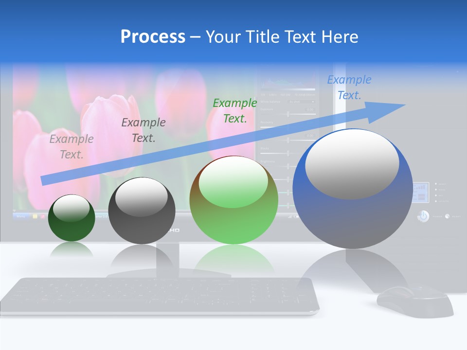 Lcd Widescreen Business PowerPoint Template
