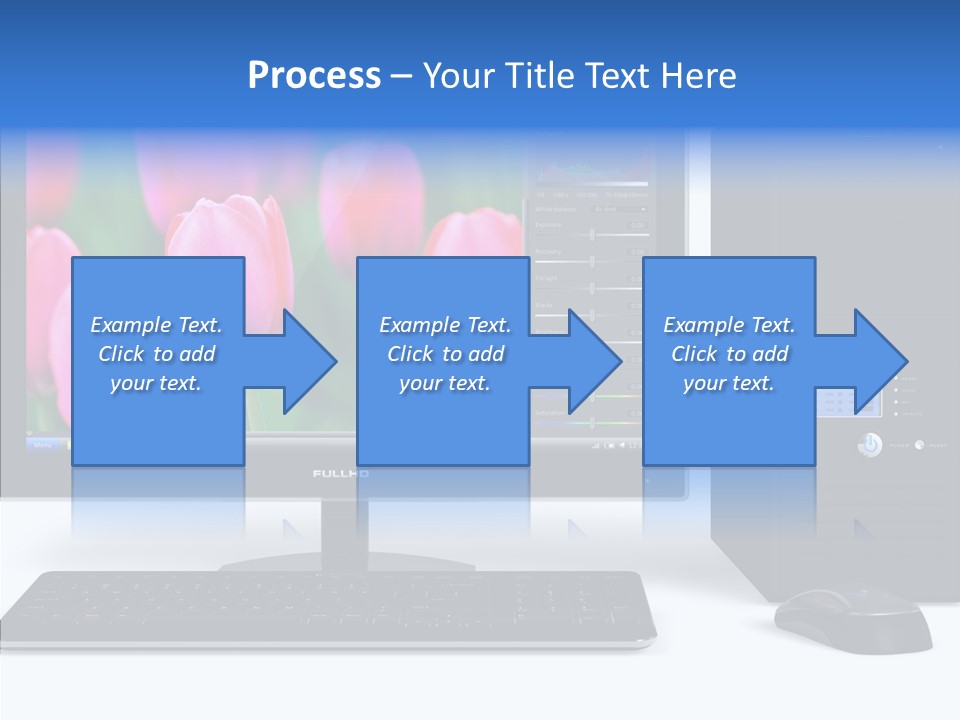 Lcd Widescreen Business PowerPoint Template