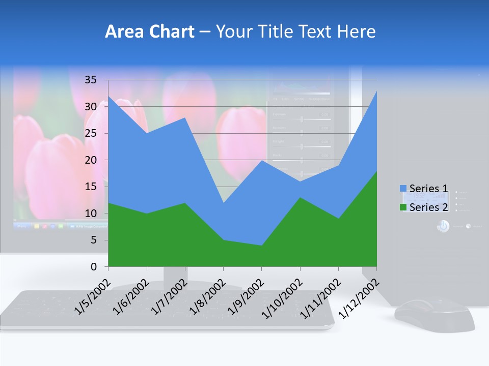 Lcd Widescreen Business PowerPoint Template