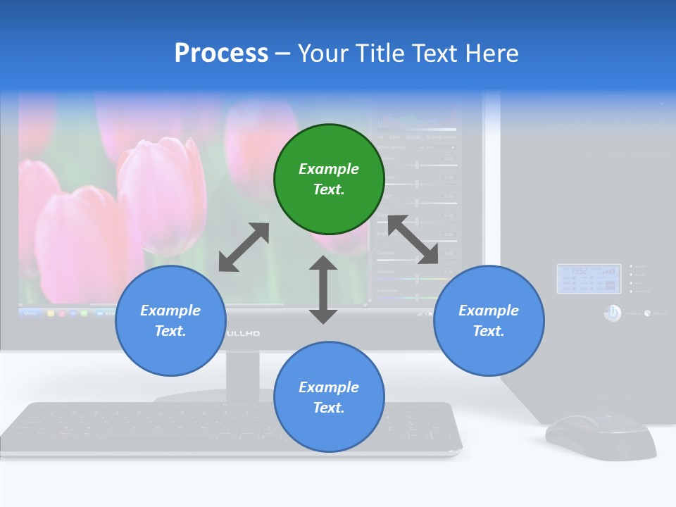 Lcd Widescreen Business PowerPoint Template