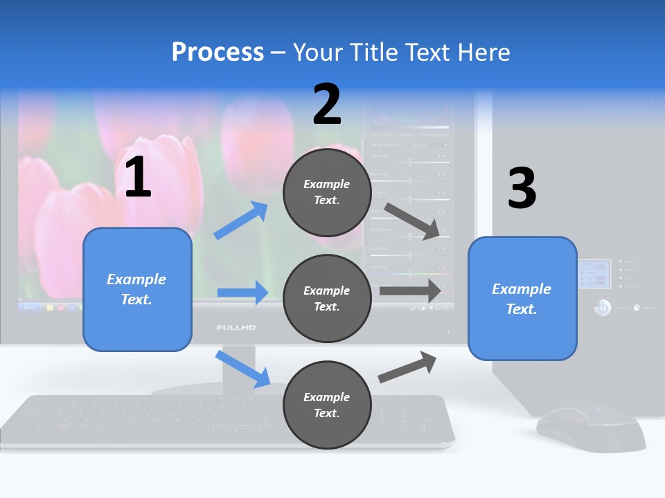Lcd Widescreen Business PowerPoint Template