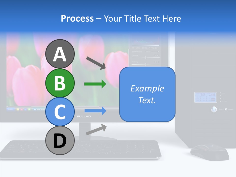 Lcd Widescreen Business PowerPoint Template