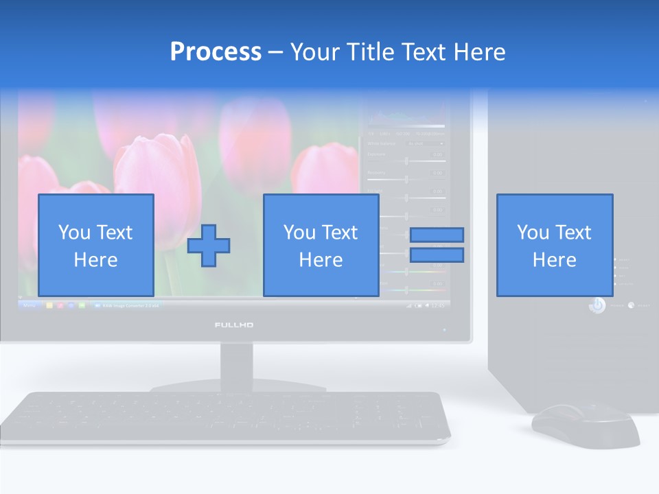 Lcd Widescreen Business PowerPoint Template
