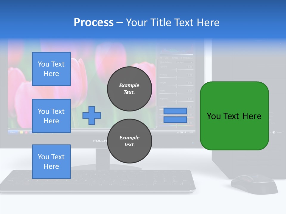 Lcd Widescreen Business PowerPoint Template