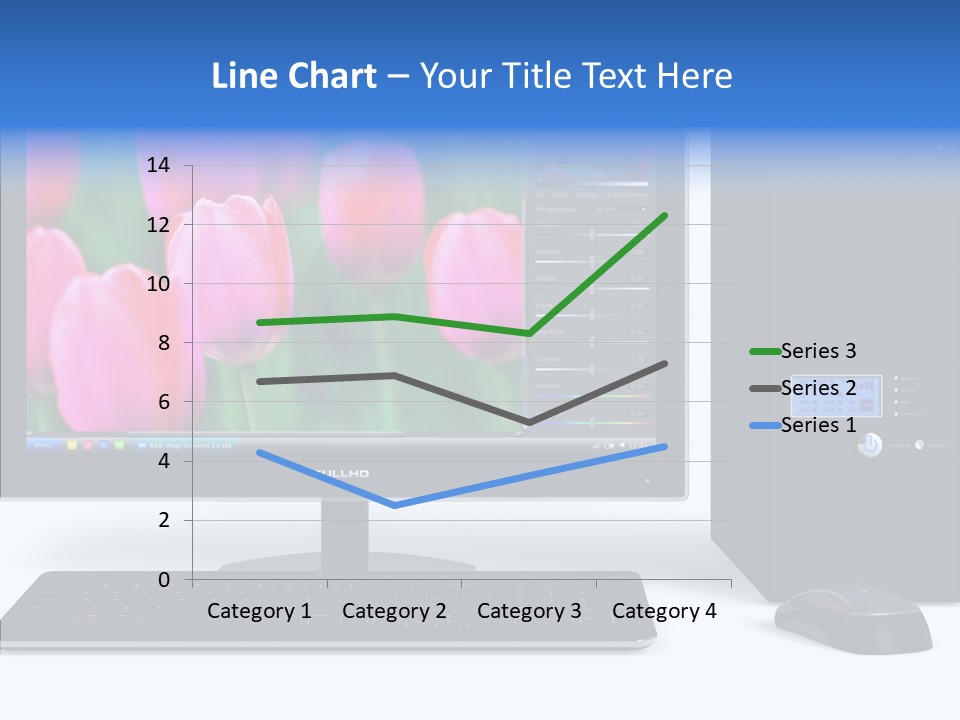 Lcd Widescreen Business PowerPoint Template